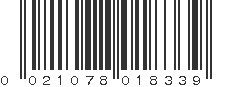 UPC 021078018339