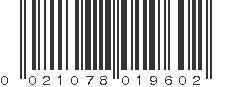 UPC 021078019602