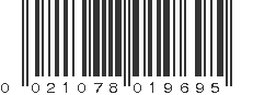 UPC 021078019695