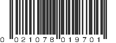 UPC 021078019701