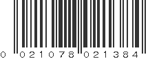 UPC 021078021384