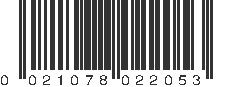 UPC 021078022053