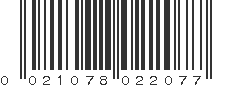 UPC 021078022077