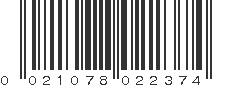 UPC 021078022374