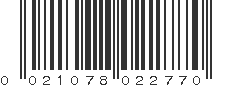 UPC 021078022770