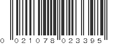 UPC 021078023395