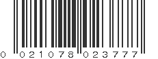 UPC 021078023777