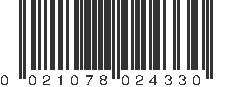 UPC 021078024330