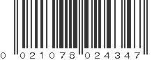 UPC 021078024347