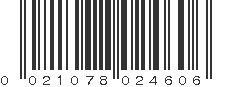 UPC 021078024606