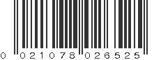 UPC 021078026525