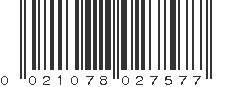 UPC 021078027577