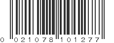 UPC 021078101277