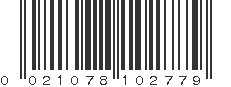 UPC 021078102779