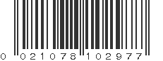 UPC 021078102977