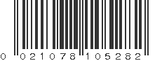 UPC 021078105282