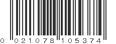 UPC 021078105374