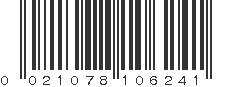 UPC 021078106241