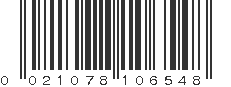 UPC 021078106548