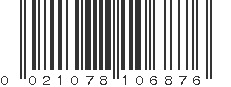 UPC 021078106876