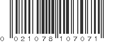 UPC 021078107071