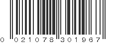 UPC 021078301967