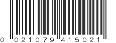 UPC 021079415021