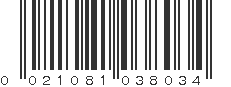 UPC 021081038034