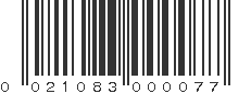 UPC 021083000077