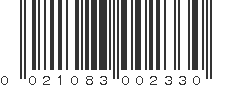 UPC 021083002330