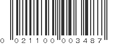 UPC 021100003487