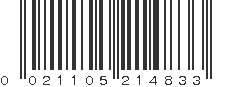 UPC 021105214833