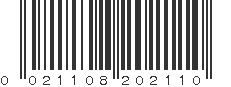 UPC 021108202110