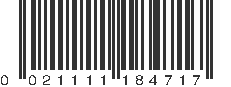 UPC 021111184717