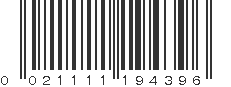 UPC 021111194396