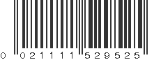 UPC 021111529525