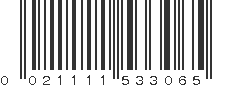 UPC 021111533065