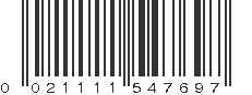 UPC 021111547697