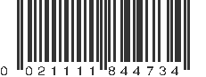 UPC 021111844734