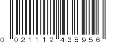 UPC 021112438956