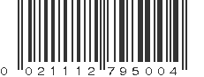 UPC 021112795004