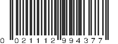 UPC 021112994377