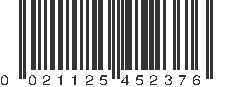 UPC 021125452376