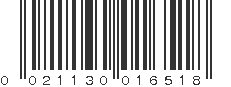 UPC 021130016518