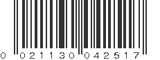 UPC 021130042517