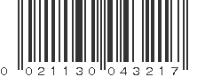 UPC 021130043217