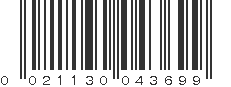 UPC 021130043699