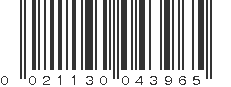 UPC 021130043965