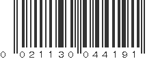 UPC 021130044191