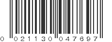 UPC 021130047697